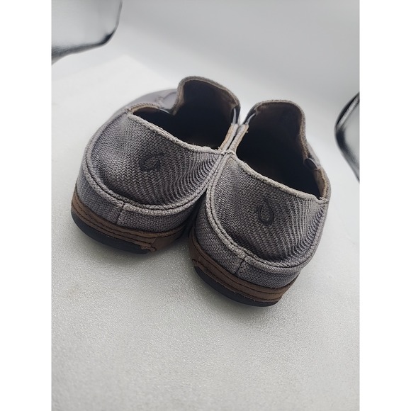 OluKai Mens Moloa Kapa Size 11.5 Slip On Shoes Gray - Picture 5 of 9